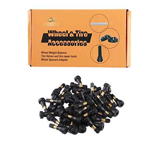 50Pcs TR600HP Snap-in Tubeless Valve Stems, Fits 0.453" Rim Holes - size: TR600HP