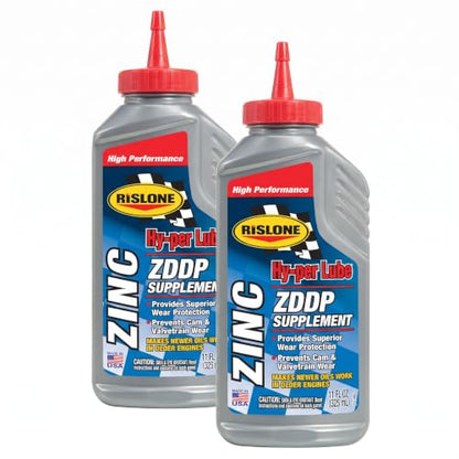 Rislone Hy-per Lube Zinc ZDDP Supplement - 11 oz. (Pack of 2) - size: 2 Pack, style: 1 Pack