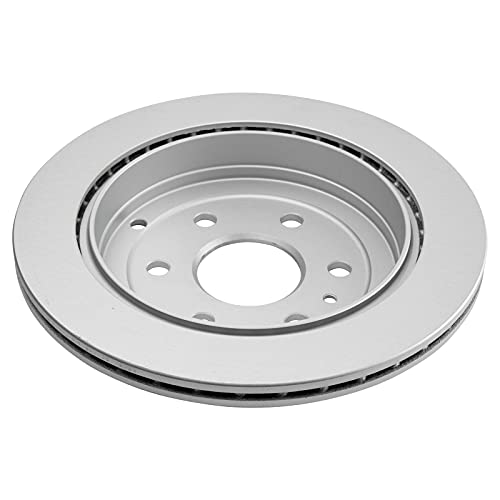 TRQ Front and Rear Brake Rotors Set Vented Premium G-Coated - style: BKA14810