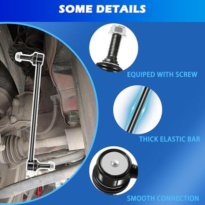 K750616 K750617 2Pcs Front Sway Bar Suspension Stabilizer Links Compatible with Ford for Explorer 2011-2018, for Police Utility 2013-2018 - size: K750616 K750617