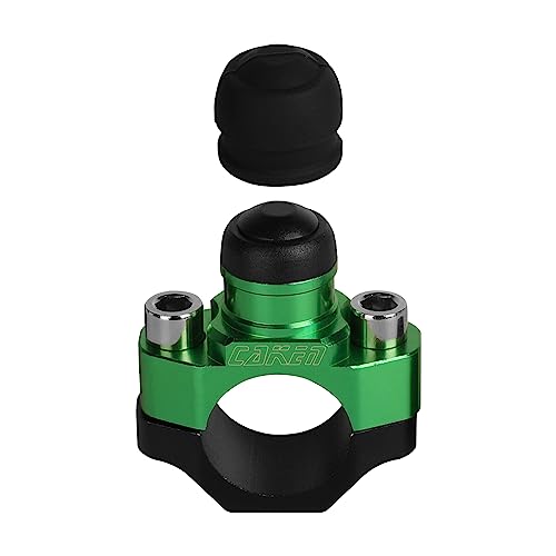 Motorcycle ATV Water Proof Engine Start Stop Kill Switch Button - color: Green