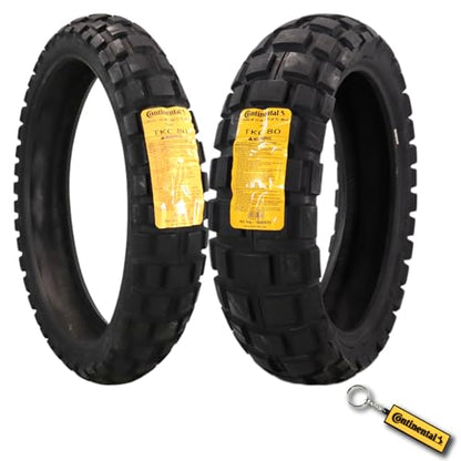 Continental TKC 80 Twinduro Front & Rear Tire Set 120/70-19 & 170/60-17 - size: 120/70-19, 170/60B17