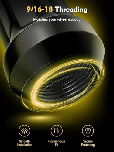 MIKKUPPA 9/16-18 Wheel Lug Nuts, Black 20PCS 7 Splined Tire Nuts 3/4" Hex - color: Black, size: 9/16"-18, style: 20 PCS - Spline Tuner