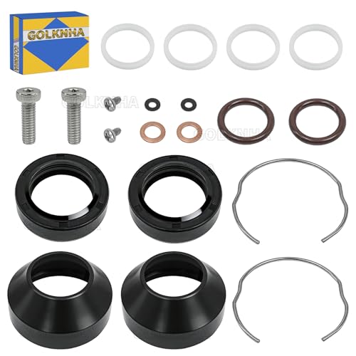 35mm Front Fork Leg Seals & Boots Rebuild Kit for Harley Sportster 1000 XLH Roadster XLS 1200 Super Glide Fat Bob 1975-1983