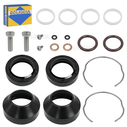 35mm Front Fork Leg Seals & Boots Rebuild Kit for Harley Sportster 1000 XLH Roadster XLS 1200 Super Glide Fat Bob 1975-1983