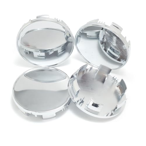 4Pcs 3.34in / 85mm Chrome Center Caps 3.07in ID Snap-On - size: OD 85MM , ID 78MM