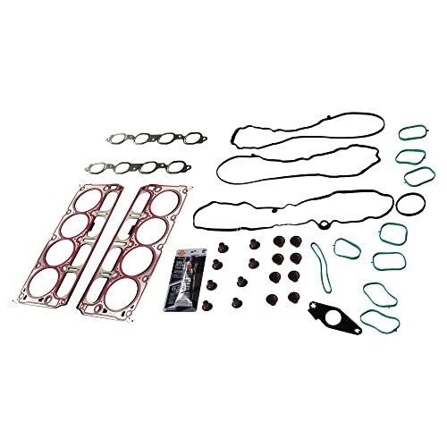 Engine Cylinder Head Gasket Set w/Seal Silicone for GMC Sierra 1500 for Chevrolet Silverado 1500 for GMC Yukon XL for GMC Yukon for Cadillac Escalade ESV for Cadillac Escalade 6.2L