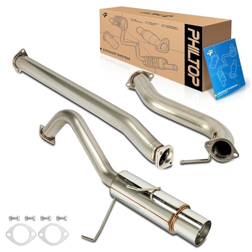 PHILTOP Cat-Back System Fit for 2015-2017 Subaru WRX/WRX STI - size: 2015-2017 Subaru WRX/WRX STI