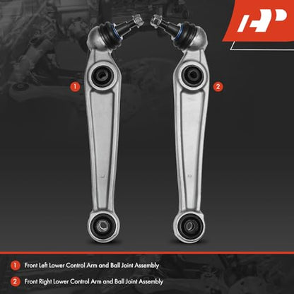 A-Premium Front Rearward Lower Control Arm, with Ball Joint & Bushing