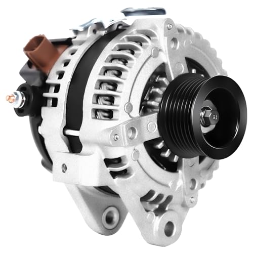 11034N Alternator Compatible with Toyota Camry 2004-2006, Highlander 04-07, Solara 04-08, 2005-2010 Scion TC, L4 2.4L, 9664219-388 104210-3890 104210-5330 400-52124 9664219-533 - size: 11034N