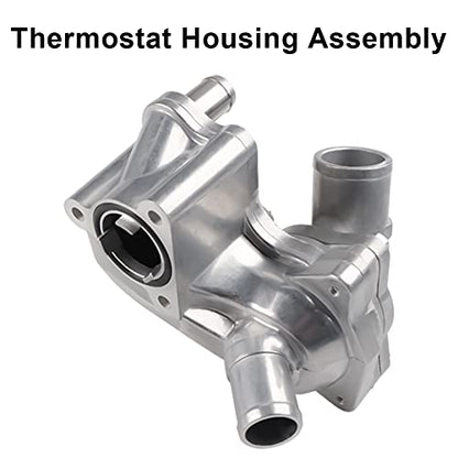 Aluminum Coolant Thermostat Housing Compatible with 1997-2001 Ford Explorer - size: 902204