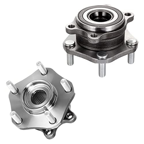 Detroit Axle - FWD 4pc Wheel Bearing Hubs for Nissan Rogue - size: 4W42498/Kit