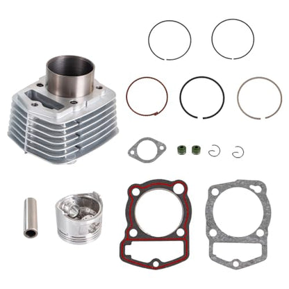 Engine Top End Rebuild Kit 63mm Cylinder Piston Gasket Replacement for Honda XR200R 1981–2002 XR200 1980–1984 XL200R TLR200