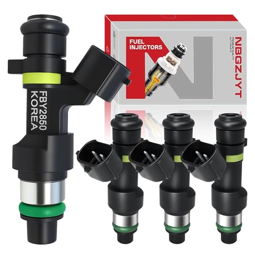 FBY2850 Fuel Injector Compatible with Nissan 2.0L 1.8L Set of 4 - size: FBY2850
