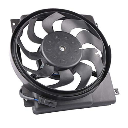 MOSTPLUS - 52028337AC 620560 - Radiator Cooling Fan Assembly with Motor - Compatible with 1997-2001 Cherokee 4.0L LHD - style: 1997-2001 Cherokee
