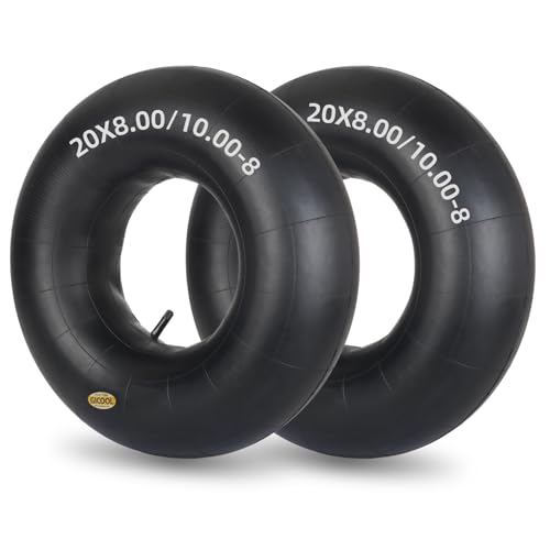 GICOOL 20x8.00-8 20x10.00-8 Inner Tubes, TR-13 Valve Stem, 2 Pack - size: 20x8.00/10.00-8,TR-13