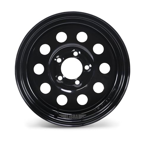 Free Country Trailer Tire Wheel ST205/75D15 6Ply C 101L 5x4.5 Black Mod Rim - size: ST205/75D15 / 5x4.5" PCD / 6PR