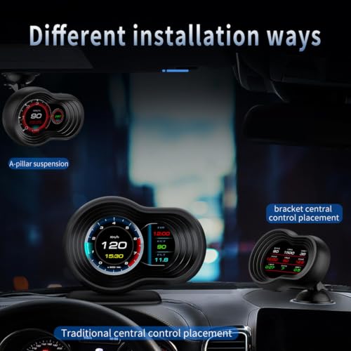 OBD2 Gauges Display Heads Up Display for Cars Digital Speedometer for Car