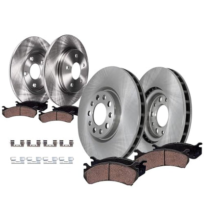 Detroit Axle - 8pc Brake Kit for 14-15 Chevy Cruze Volt 12-17 Buick Verano - size: 8PR53094/KIT