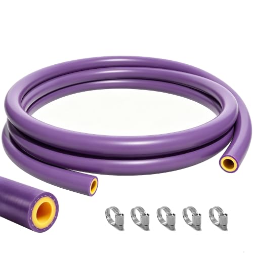 3/8" ID-10Ft(ID 10mm) Heater Hose Enhanced Double Reinforcement - color: Purple, size: 3/8" ID-10Ft(ID 10mm)