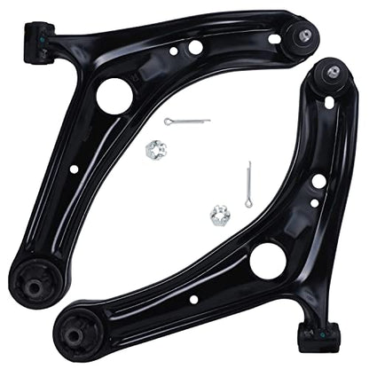 Detroit Axle - 4pc Front End Suspension Kit for Toyota Echo 2000-2005 - size: 4CQ1201139/Big Kit