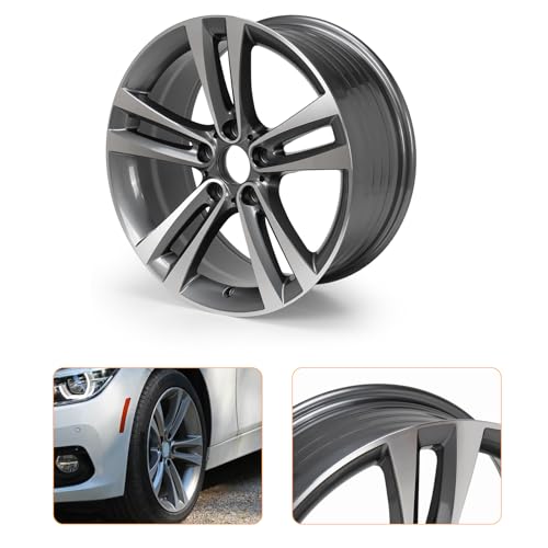Replacement New 18'' x 8" Aluminum Alloy Wheel Rim Compatible with 2012-2020 BMW 320i 328i 330i 335i 340i 428i 430i 435i 440i, Factory Replacement Rim, OE Direct Replacement - size: Fits 2012-2020 - 18'' x 8''