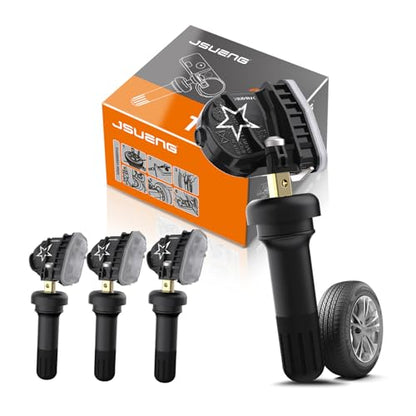 Jsueng Pre-Programmed TPMS Sensor Tire Pressure Monitoring Sensor - size: 13598771-4pcs