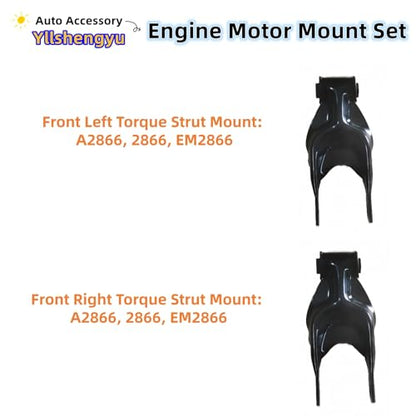 Engine Motor Transmission Mount Kit for Multiple 3.8L V6 - size: 2000-2005 Impala V6 3.8L