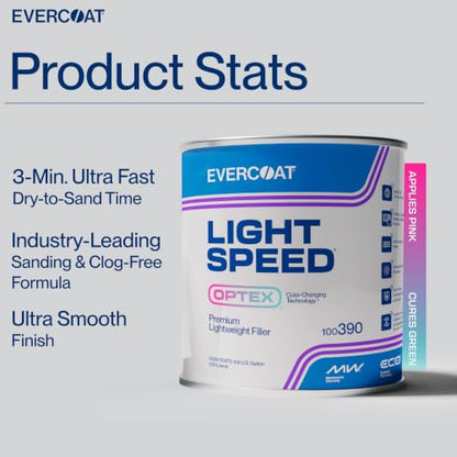 Evercoat Light Speed® Optex® Premium Lightweight Filler, 0.8 Gal - style: Light Speed Optex