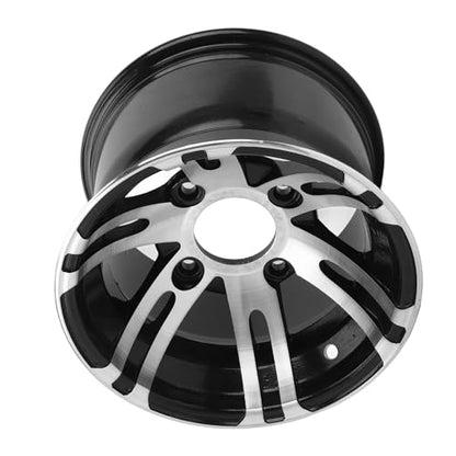 10 Inch ATV Wheel Rim, Universal High Strength ATV Aluminum Alloy Rim for ATVs Go Karts Cart 4 Wheel Vehicles (Rear Wheel) - size: Rear Wheel