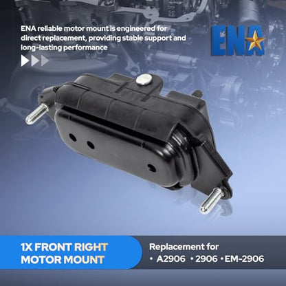 ENA Engine Motor and Trans Mount Set of 6 Compatible with Chevrolet 2006 2007 2008 2009 2010 2011 Impala 2006 2007 Monte Carlo 3.5L Replacement for A2818 A5372 A5372 A2906 A5263 A5263