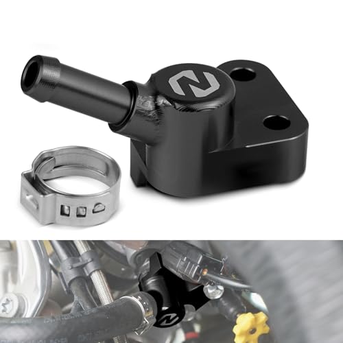 NICECNC Fuel Injector Rail Motorcycle Black - color: black