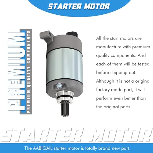 Starter Motor Replacement for 28P-81890-00-00 High Torque for 2009-2019 Yamaha Grizzly 550 Kodiak 700 YFM550 YFM700