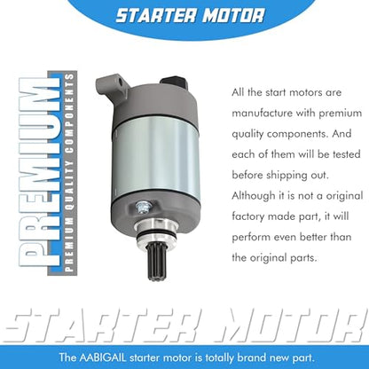 Starter Motor Replacement for 28P-81890-00-00 High Torque for 2009-2019 Yamaha Grizzly 550 Kodiak 700 YFM550 YFM700