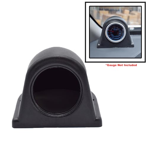 AUTOXBERT Universal 2'' 52mm Gauge Pod Single Hole Pillar Dashboard Mount Holder Bracket Dash Meter Cup - color: One Hole