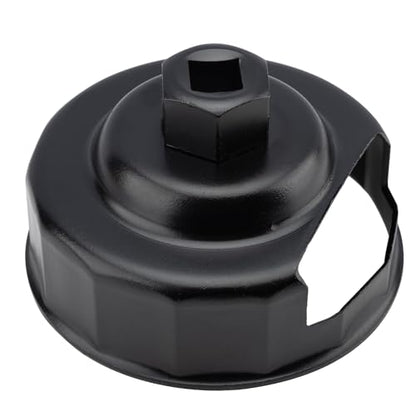Sturdy Oil Filter Wrench,76mm 14flutes Oil Filter Cap Removal Tool Socket,Fit for 1984-2021 Harley Spin-On Oil Filters (Except '15-Later Xg)
