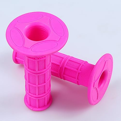 7/8" Handlebar Grips for 50cc-125cc CRF70 CRF80 TRX450 TTR90 TTR110 TTR125 PW80 RM80 DR650 KLX250 KLX300 KX65 SSR125 Pit Dirt Bike ATV Quad Motocross Motorcycles CT100U CT200U Mini Bike - color: Pink