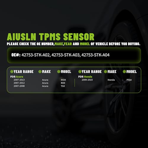 TPMS Sensor for Honda Pilot 2009-2015 & Acura MDX 2007-2013 315MHz
