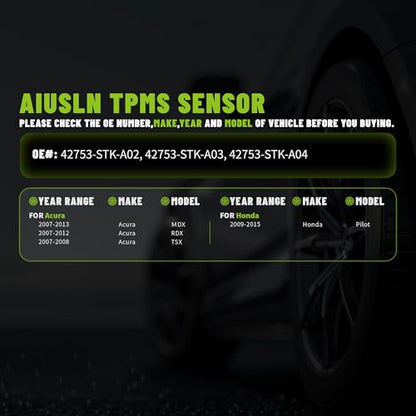 TPMS Sensor for Honda Pilot 2009-2015 & Acura MDX 2007-2013 315MHz