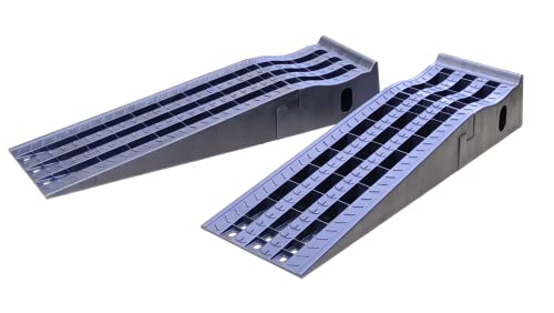 MaxxHaul 50709 Detachable Extendable Car Ramp Set, Portable Car Ramps With 3,250 lbs Maximum Weight Capacity Per Ramp 6,500 lbs Per Pair - style: Car Ramp Pair