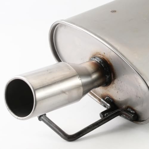 409 Stainless Steel Rear Right Passenger Side Exhaust Muffler E38H - size: For 11-15 EXPLORER Passenger Side