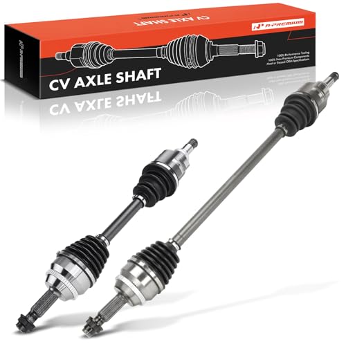 A-Premium Set of 2 Front CV Axle Shaft Assembly - style: Front Driver and Passenger Side