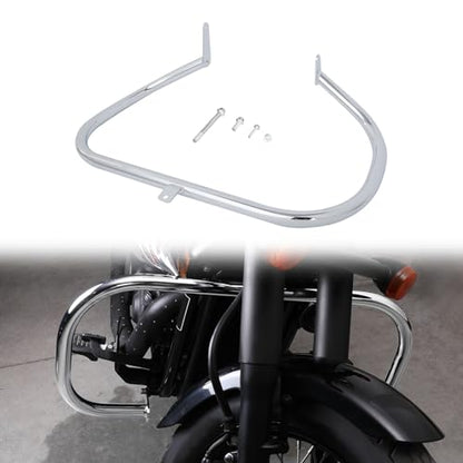 Green-L Highway Crash Bar Fit for Honda 2004-2025 Shadow AERO VT750 2010-2025 Phantom 2007-2014 Spirit C2 Shaft Drive Motorcycle 1 1/4" Engine Guard Protector - color: Chrome