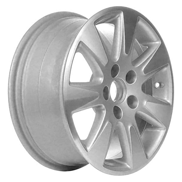 16 inch Aluminum Wheel For 2006-2010 Volkswagen Passat 7-Spoke Machined W/Silver 5 Lug 112 mm 16 x 7 in Reman - Factory Wheel Rim