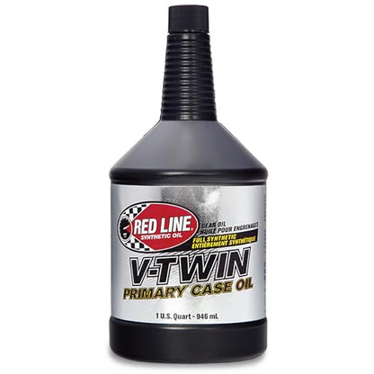Red Line 42904 V-Twin Primary Case Oil, For use with UTVs, ATVs and Sportbikes - 1 Quart (4 Pack) - size: 4 Quarts
