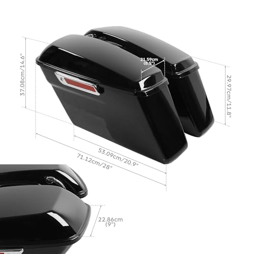 TCT-MOTORPARTS Hard Saddlebag Saddle bag Conversion Bracket Hardware Fit for Harley 2018-2025 Softail Fat Boy Breakout - color: Fit for Fat Boy 18-25 #1