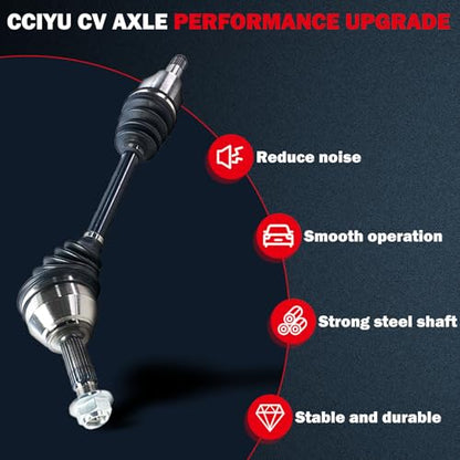 cciyu CV Axle Drive Shafts for Ford Transit Connect 2010-2013 - size: 17-9561