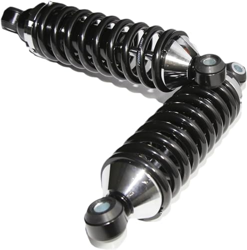 Rear Street Rod Coil Over Shock SET w/350 Pound Black Coated Springs - size: Spring Rate 350Pound