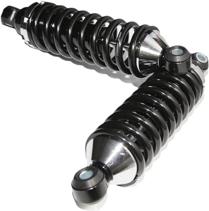Rear Street Rod Coil Over Shock SET w/350 Pound Black Coated Springs - size: Spring Rate 350Pound