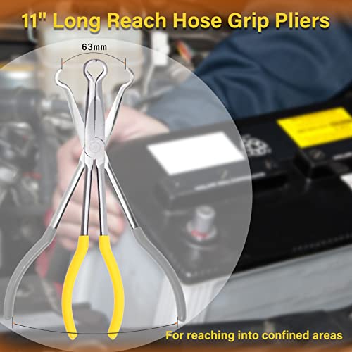 SPEEDWOX Long Reach Hose Grip Pliers Ring Nose Pliers 11 Inches - style: Circle